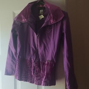 Baby Phat Vibrant Purple Bomber Jacket